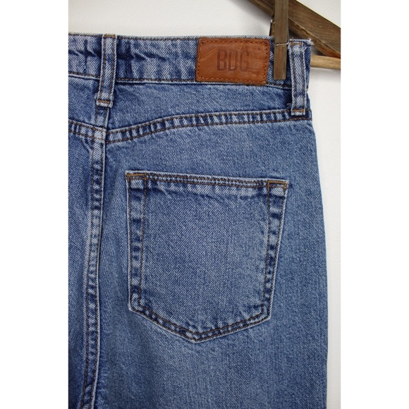 BDG Mom Pintuck Pleated Jeans 24 x 32 Preowned Vintage Look - Picture 10 of 11